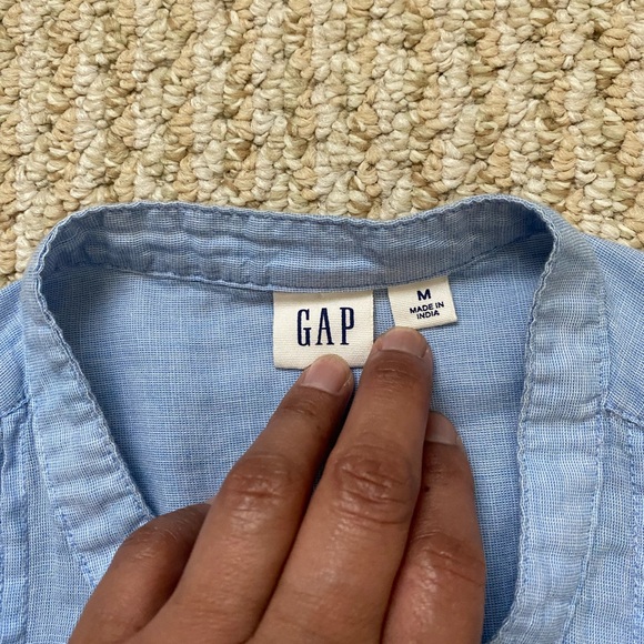 GAP | 100% Cotton Lightweight Pullover Shirt Medium - Picture 8 of 14